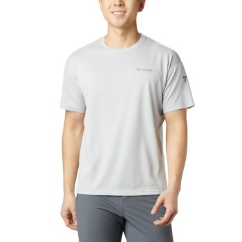 Columbia Irico Knit Short Sleeve Crew, Camiseta Grises Para Hombre | 726184-STQ